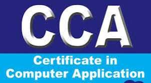 CCA (CERTIFICATE IN COMPUTER  APPLICATION)